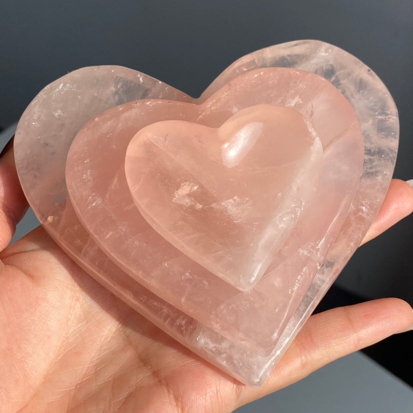 Rose Quartz Heart Tray