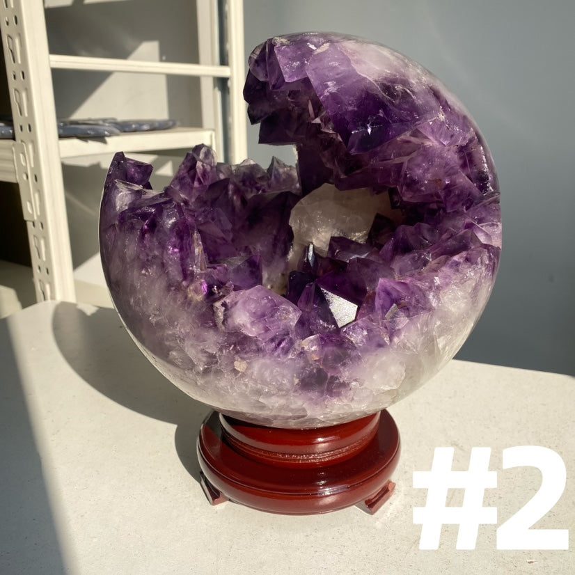 Amethyst Druzy Big Sphere