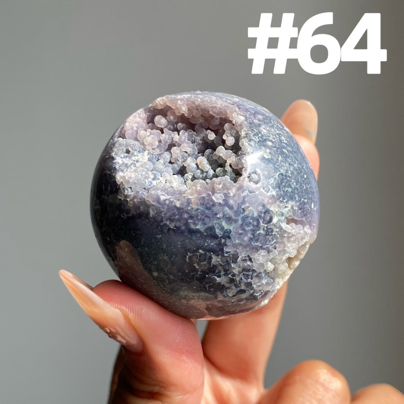 Grape Agate Sphere