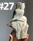 Sky Blue Quartz Owl