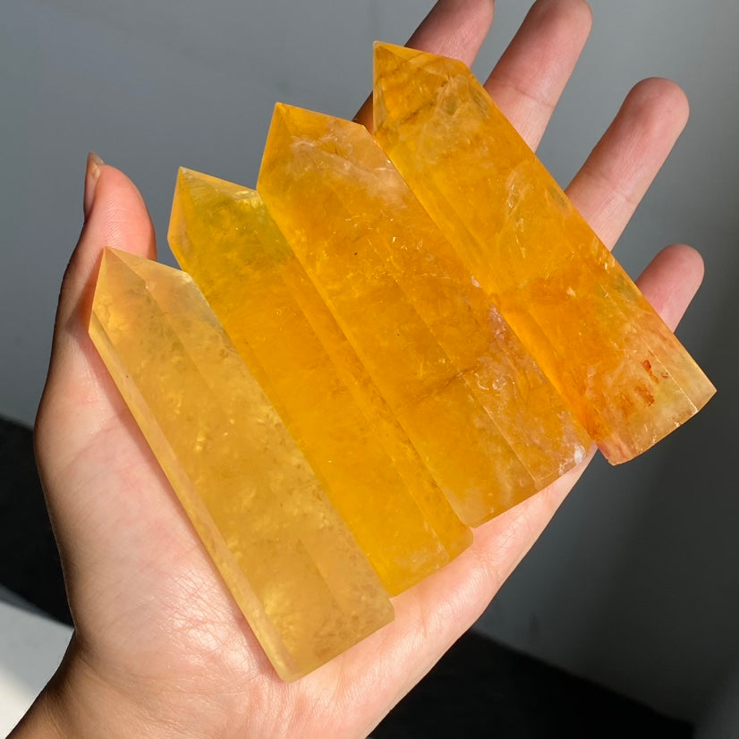 Yellow Fluorite Small Tower