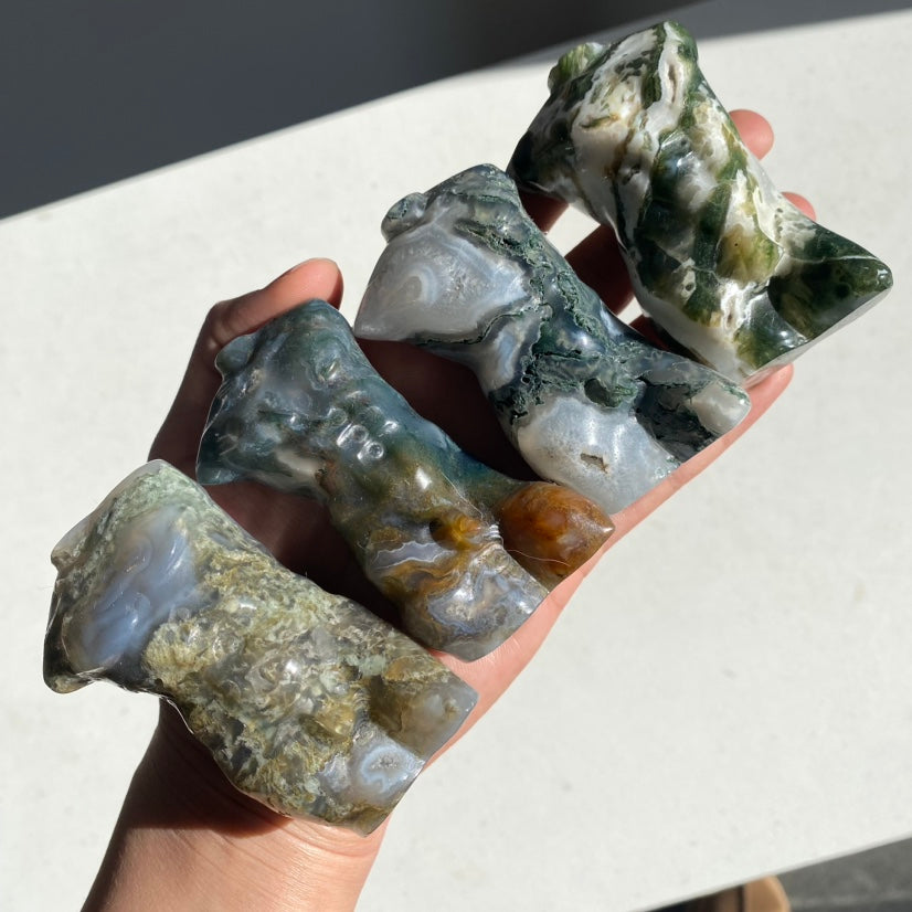 Moss Agate Man Body