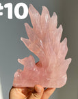 Rose Quartz 9 Tail Fox