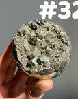 Pyrite Druzy Sphere
