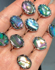Abalone Shell Ring