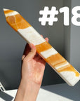 Orange Calcite Big Towers