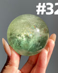 Apple Green Fluorite Sphere