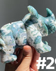 Moss Agate Rhinocero