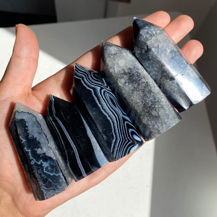 Black Agate Towers