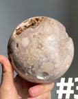Flower Agate Big Sphere