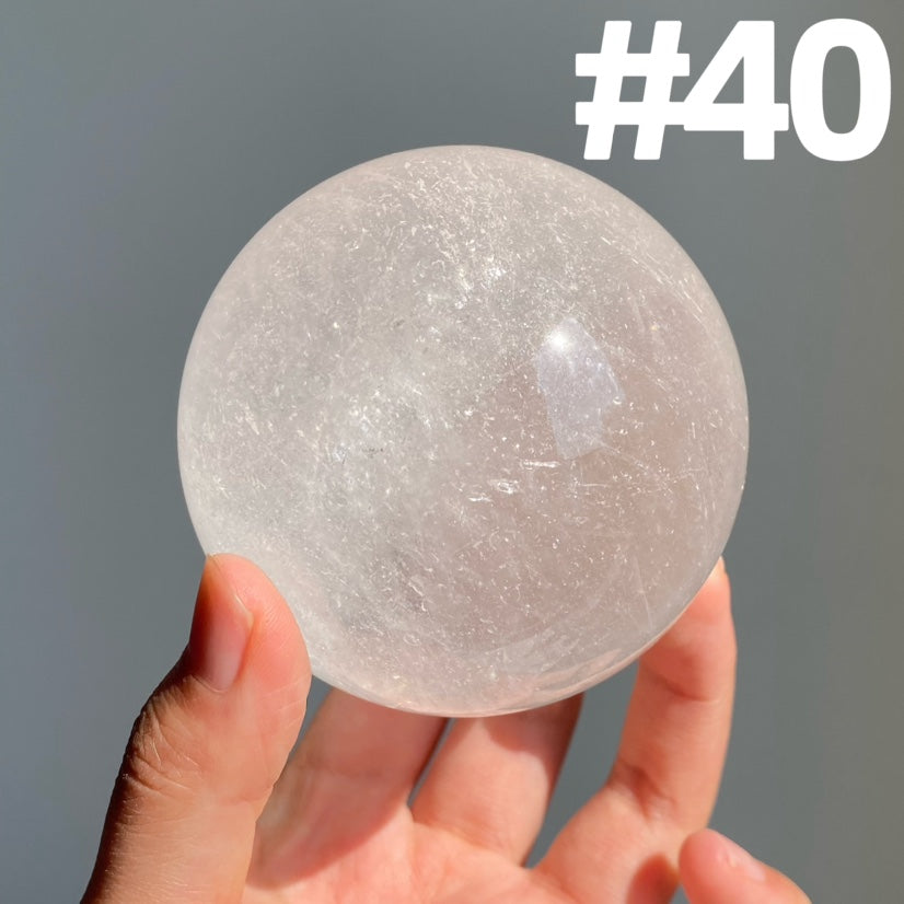 Clear Quartz Spheres