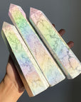 Angel Aura Howlite Big Towers