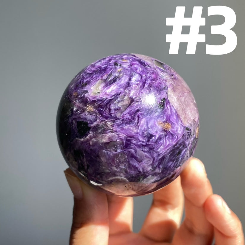 Charoite Sphere