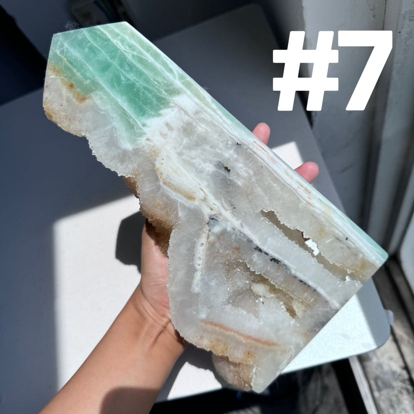 Sugar Fluorite Tower (imperfect)