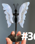 Blue Lace Agate Butterfly