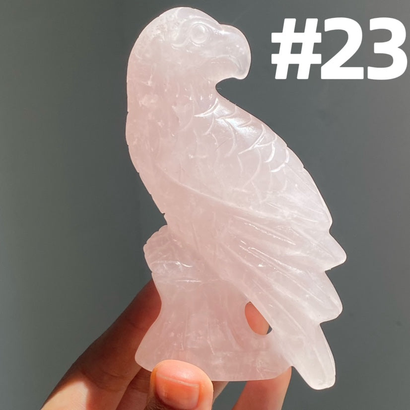 Rose Quartz Parrot