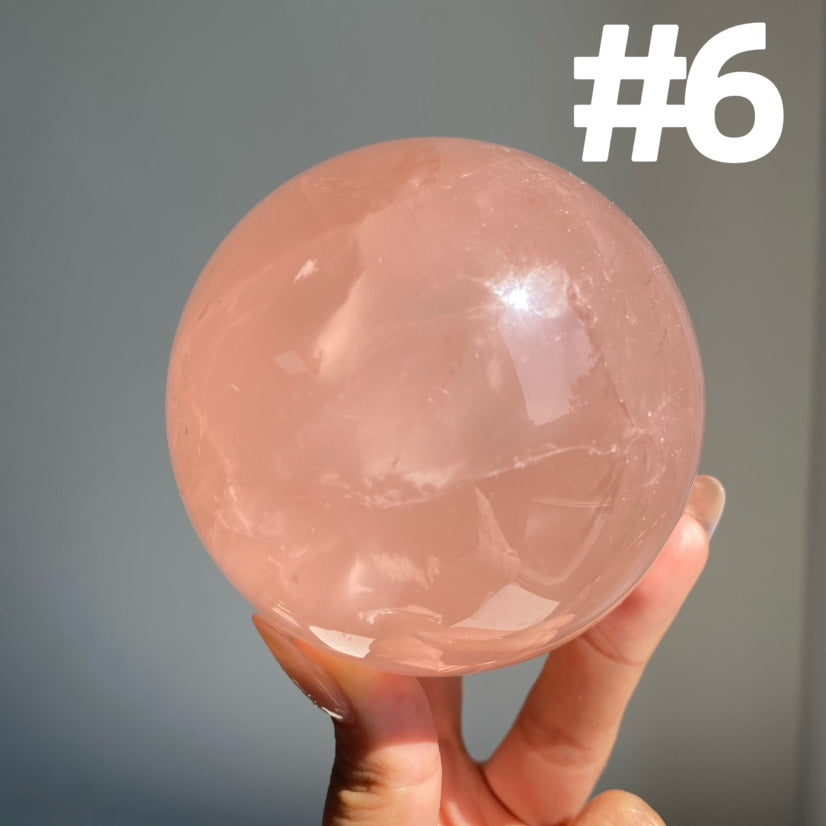 Rose Quartz Big Spheres