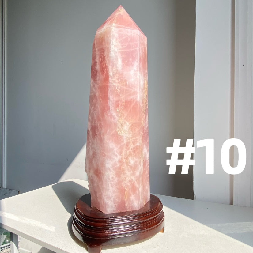 Rose Quartz Big Tower (imperfect)