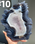 Druzy Agate Dragon