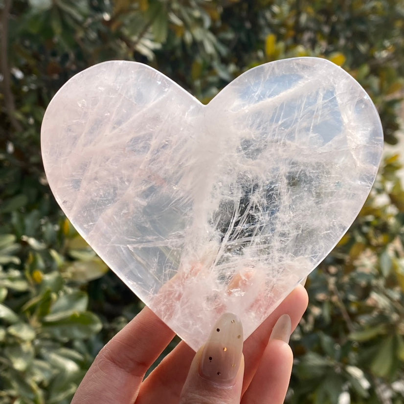 Rose Quartz Heart Tray