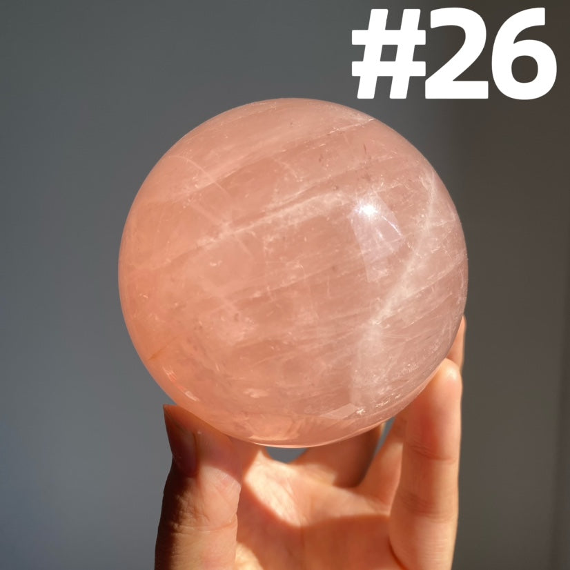 Rose Quartz Big Spheres