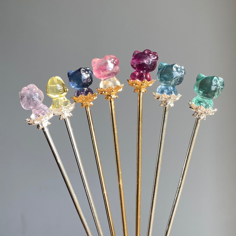 Fluorite Hair Stick