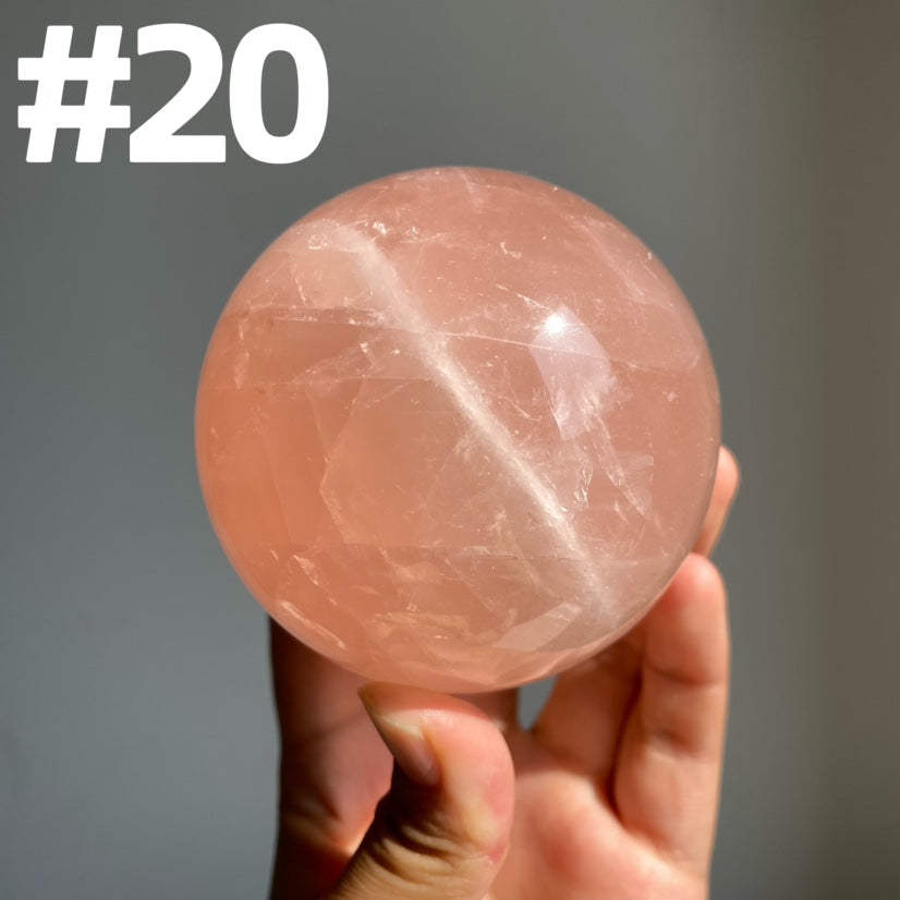 Rose Quartz Big Spheres