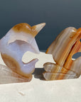 Druzy Agate Dolphin