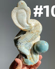 Sky Blue Quartz Snake