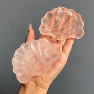 Rose Quartz Shell Tray