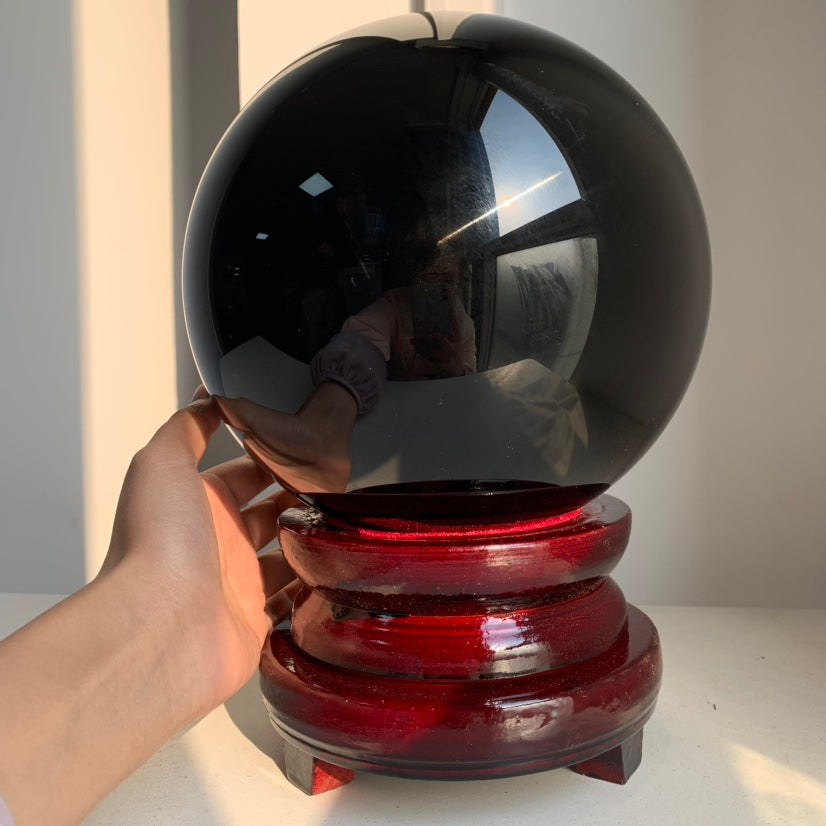 Black Obsidian Sphere – Simmon Crystal Wholesale