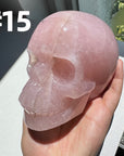 Rose Quartz Skulls