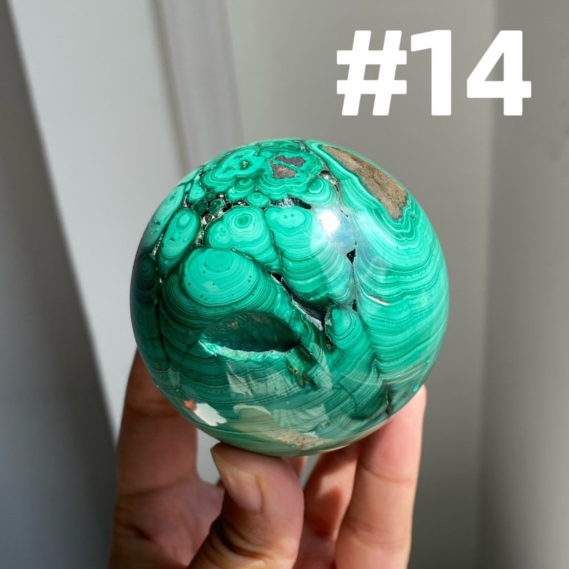 Malachite Big Spheres