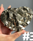 AAA Grade Pyrite Heart