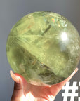 Apple Green Fluorite Sphere