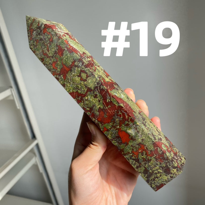 Dragon Blood Jasper Big Towers