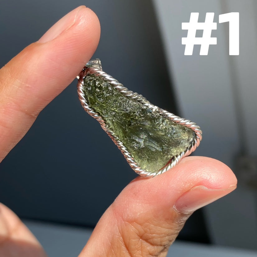 Genuine Moldavite Pendant