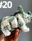 Moss Agate Rhinocero