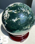 Massive Moss Agate Sphere