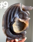 Druzy Agate Dragon