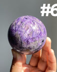 Charoite Sphere