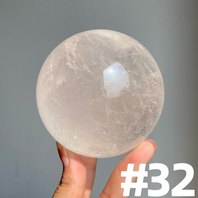 Clear Quartz Spheres