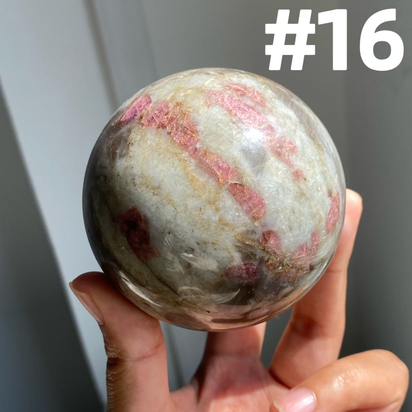 Pink Tourmaline Sphere