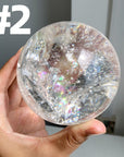 Rainbow Clear Quartz Sphere