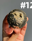 Pyrite Druzy Sphere