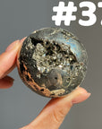 Pyrite Druzy Sphere
