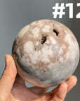 Flower Agate Big Sphere