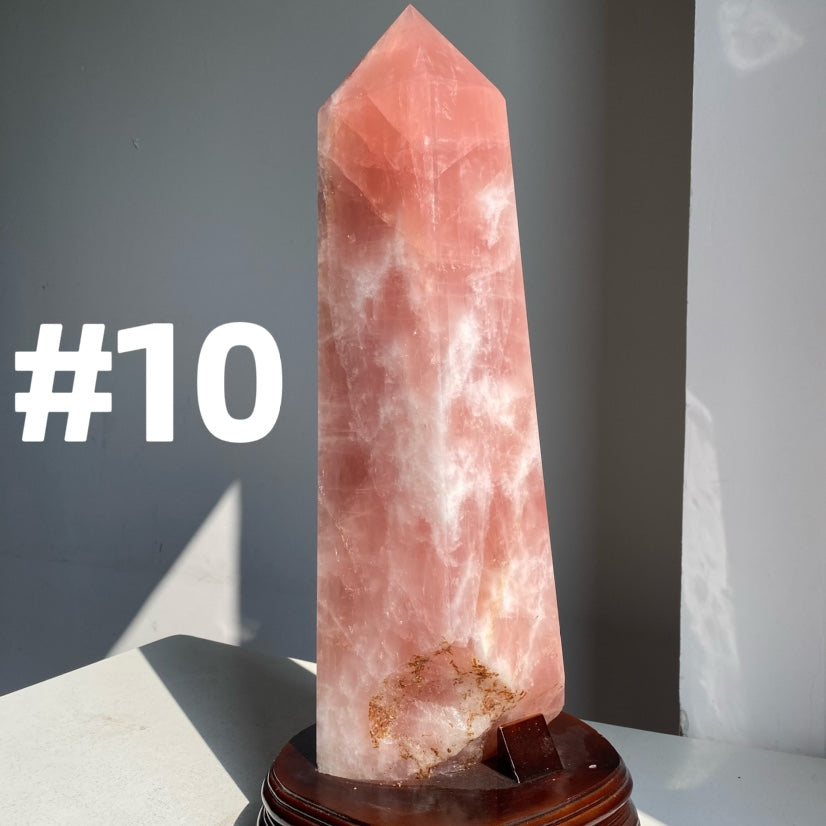 Rose Quartz Big Tower (imperfect)
