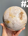 Flower Agate Big Sphere
