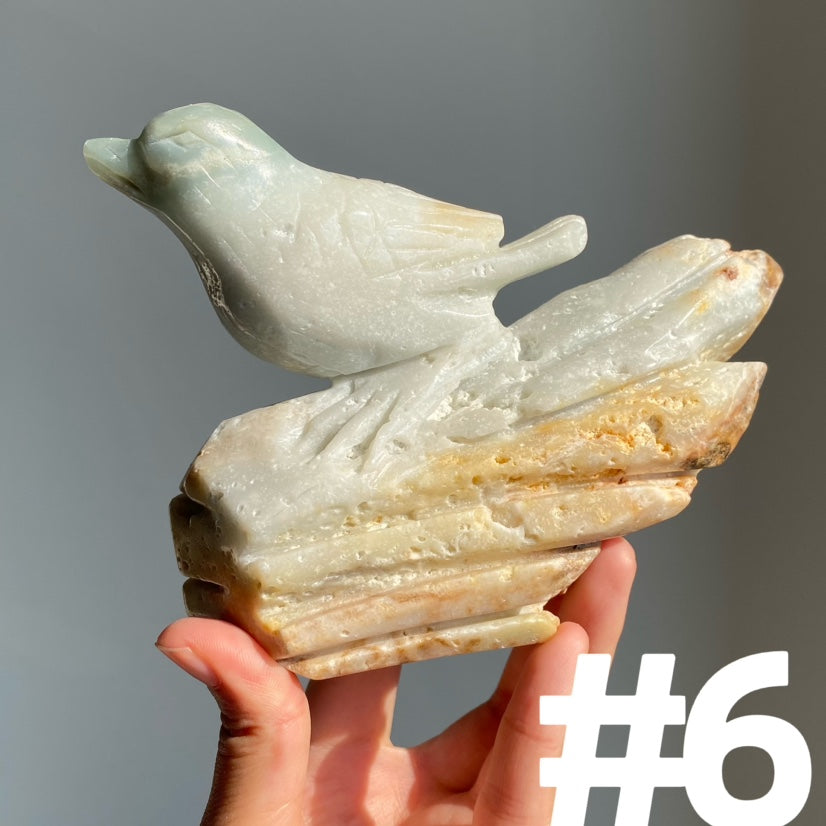 Sky Blue Quartz Bird